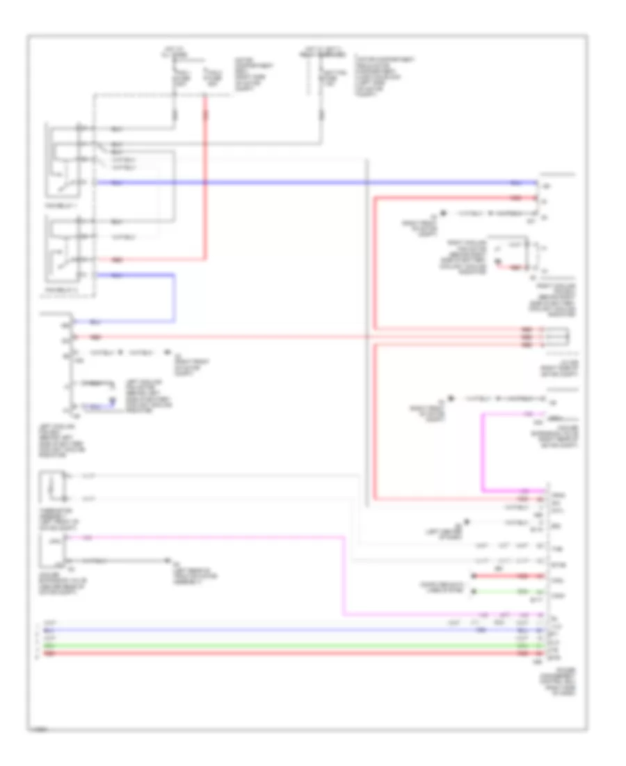 EV, Automatic AC Wiring Diagram (5 of 5) for Toyota RAV4 Limited 2012