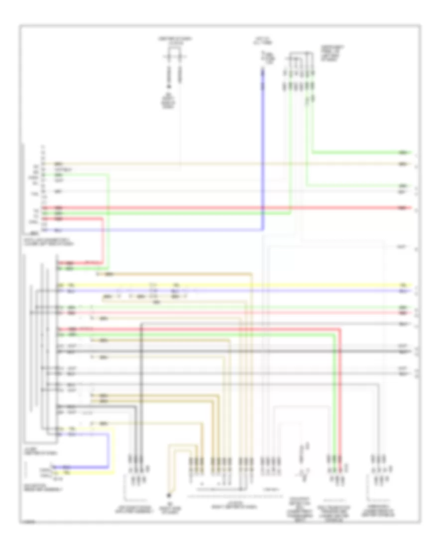 Computer Data Lines Wiring Diagram EV 1 of 4 for Toyota RAV4 Limited 2012