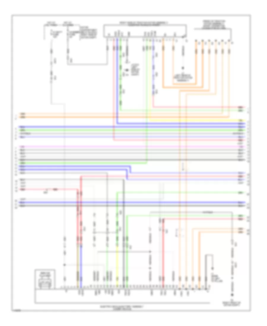 EV, Engine Performance Wiring Diagram (6 of 9) for Toyota RAV4 Limited 2012