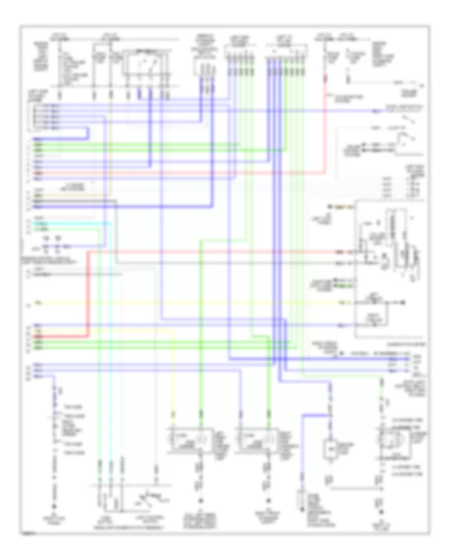 Exterior Lamps Wiring Diagram, Except EV (2 of 2) for Toyota RAV4 Limited 2012