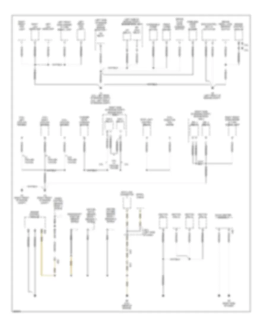Ground Distribution Wiring Diagram, Except EV (1 of 4) for Toyota RAV4 Limited 2012