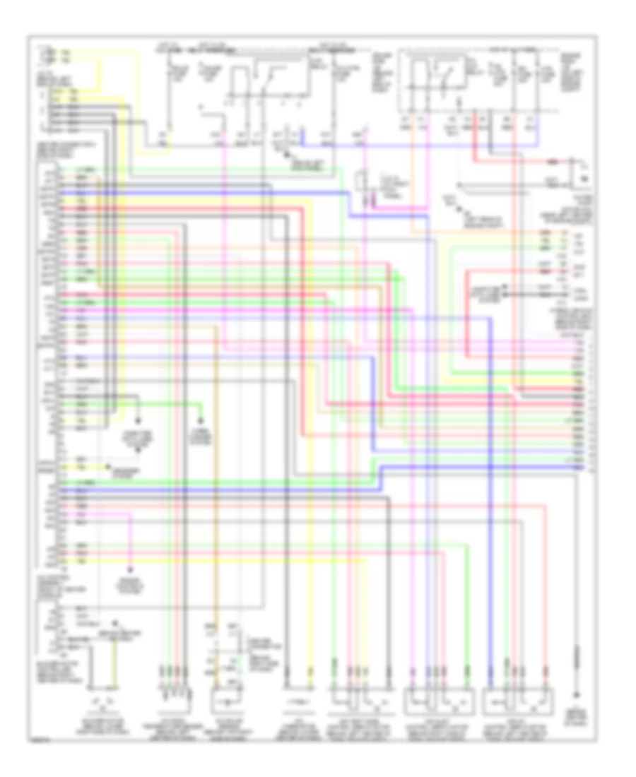 Automatic AC Wiring Diagram (1 of 2) for Toyota Prius 2009