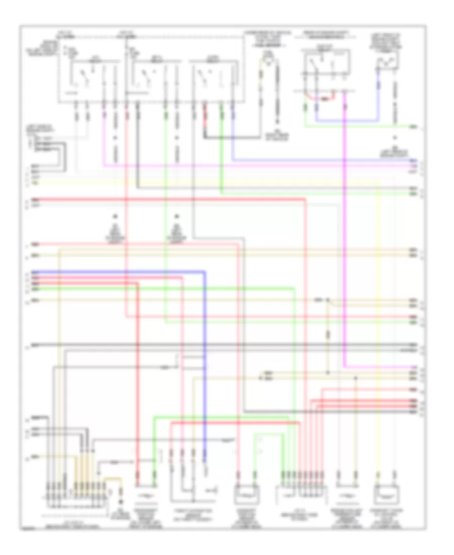 1.5L, Engine Controls Wiring Diagram (2 of 4) for Toyota Prius 2009