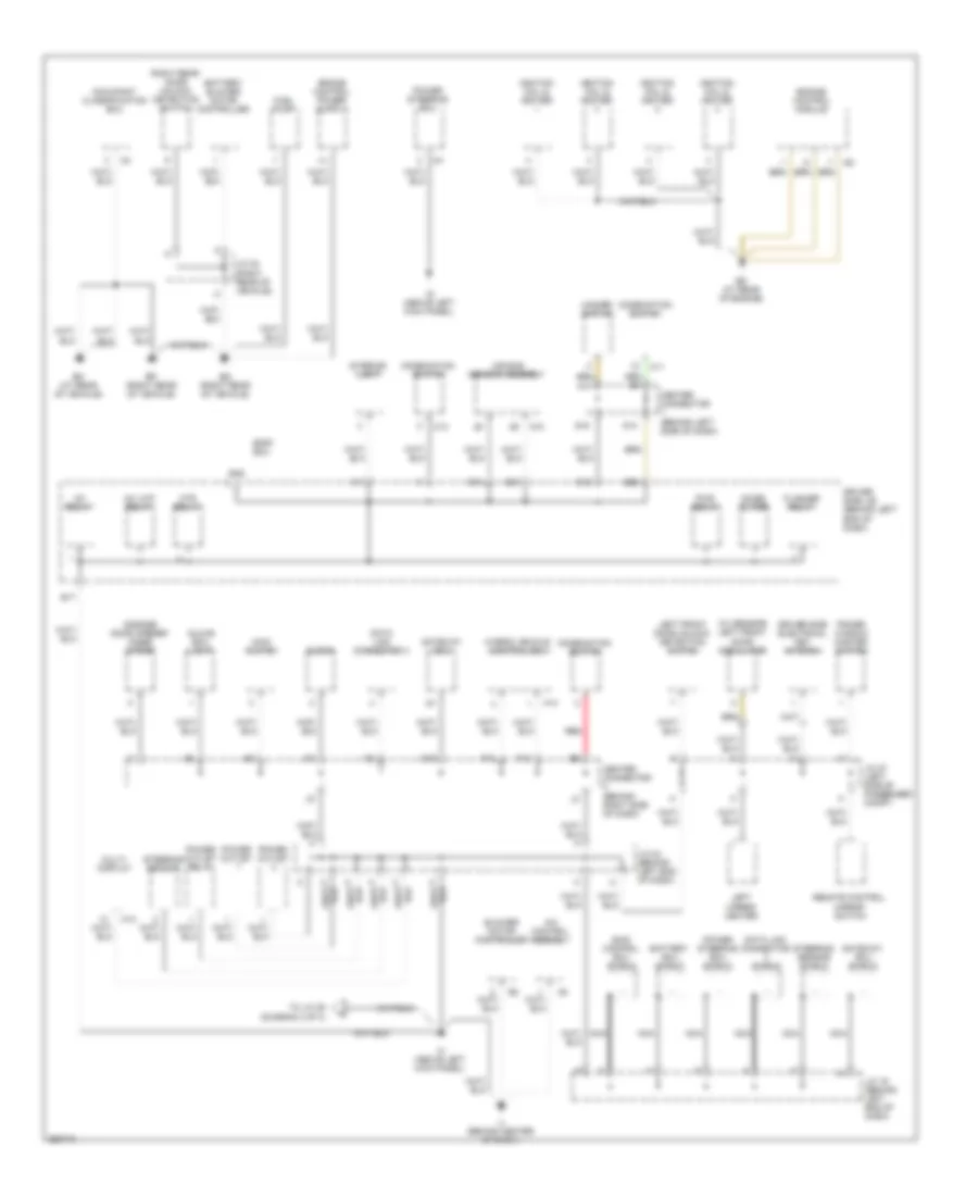 Ground Distribution Wiring Diagram 2 of 3 for Toyota Prius 2009