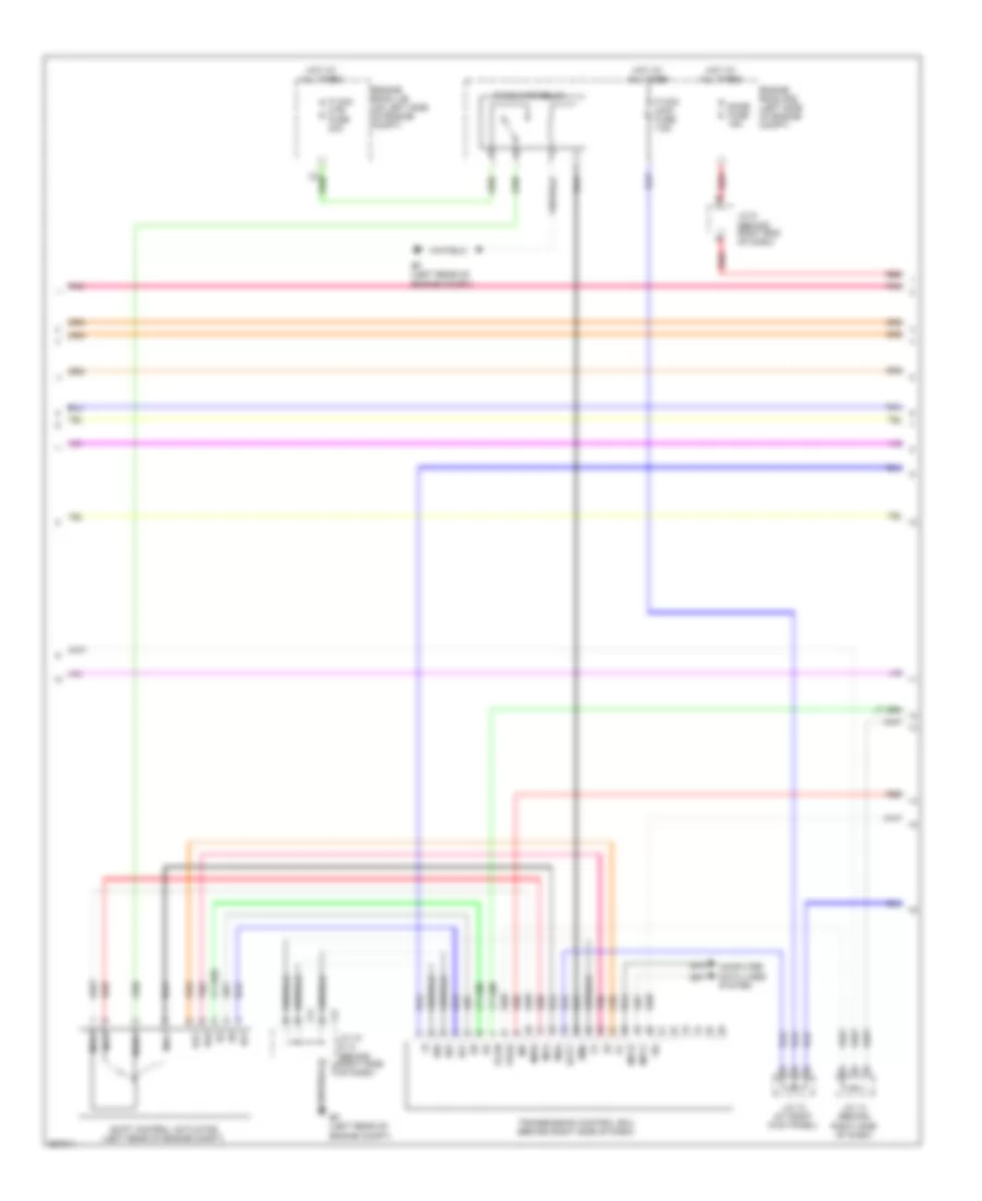 Transmission Wiring Diagram (3 of 5) for Toyota Prius 2009