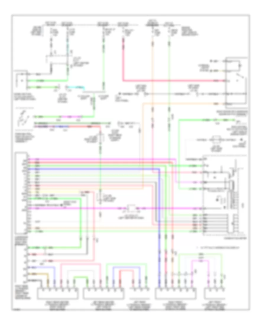 Parking Assistant Wiring Diagram for Toyota Tundra SR 2014