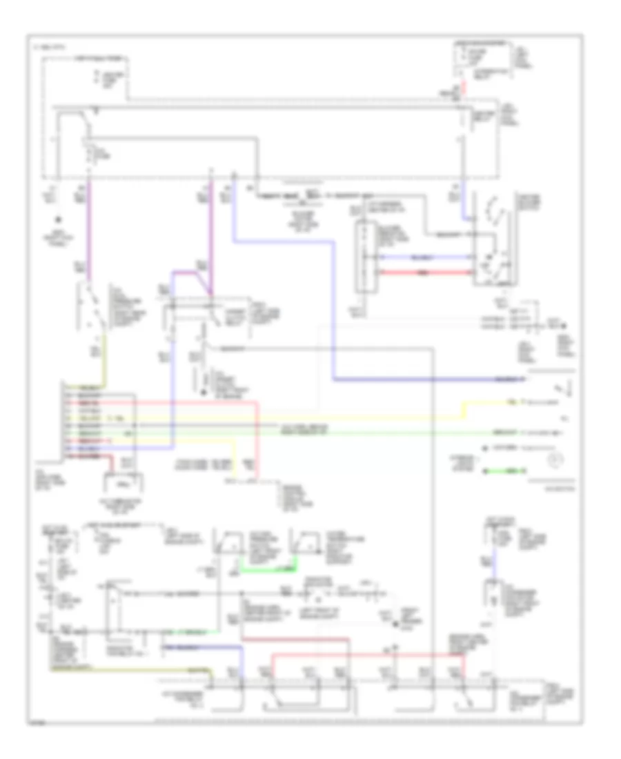 AC Wiring Diagram for Toyota Corolla 1997