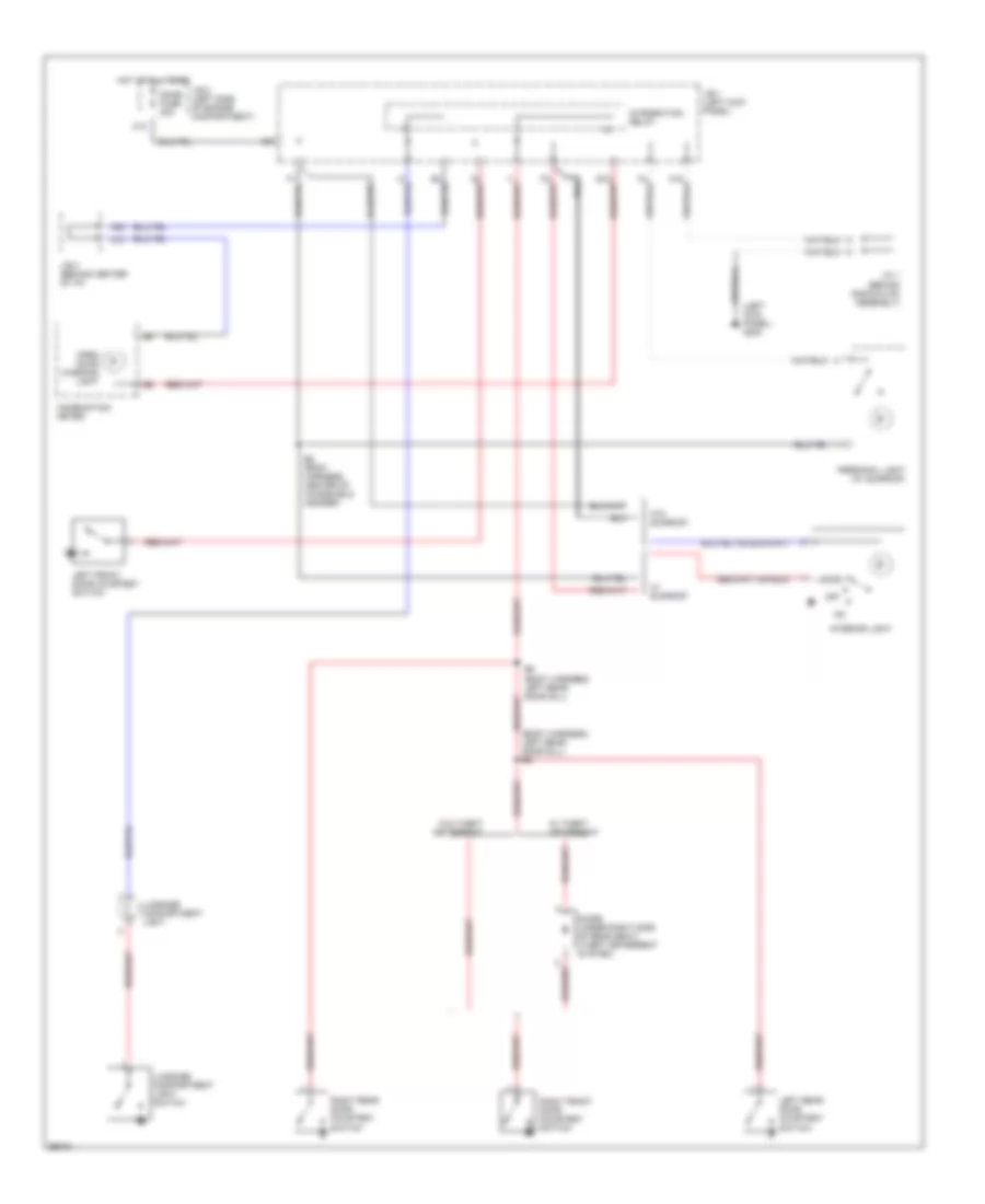 Courtesy Lamps Wiring Diagram for Toyota Corolla 1997