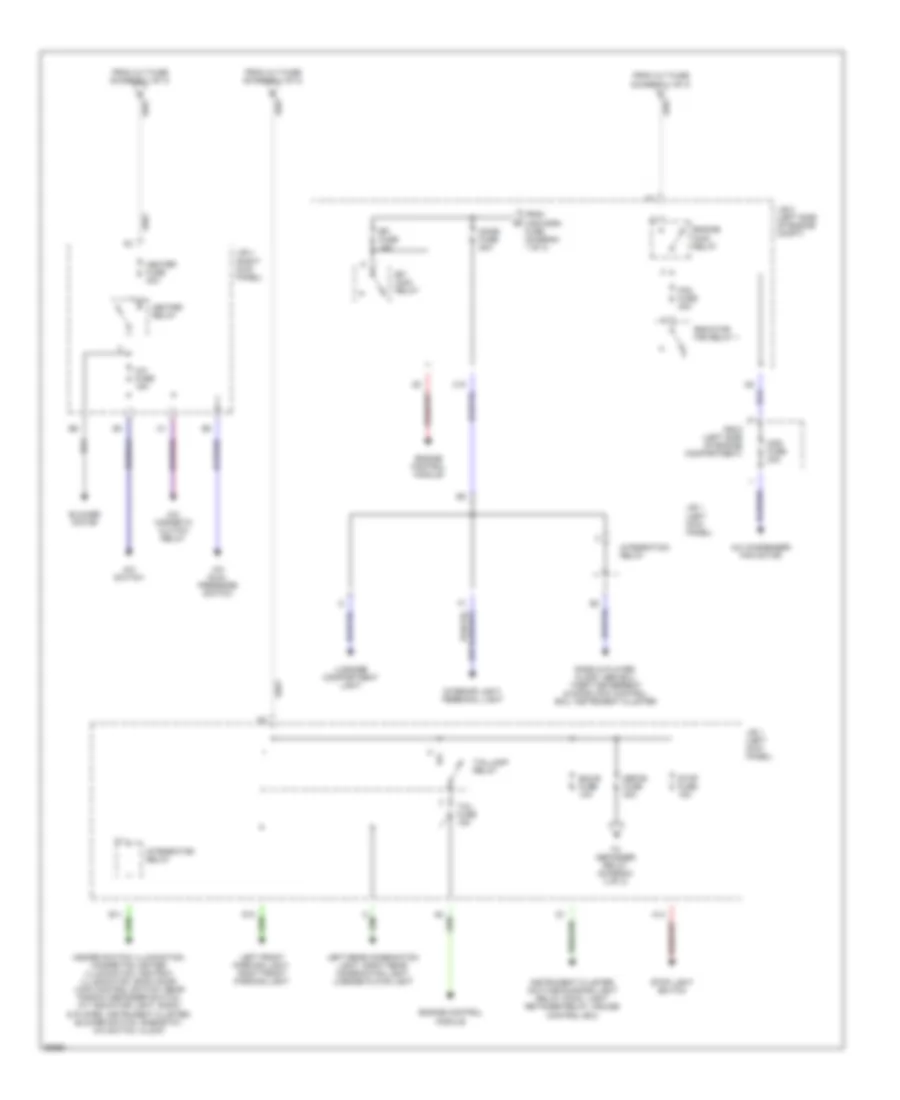 Power Distribution Wiring Diagram 2 of 3 for Toyota Corolla 1997