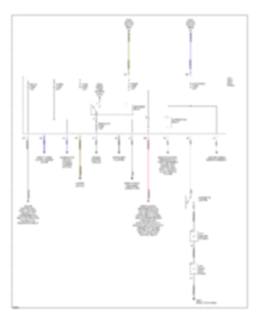 Power Distribution Wiring Diagram (3 of 3) for Toyota Corolla 1997