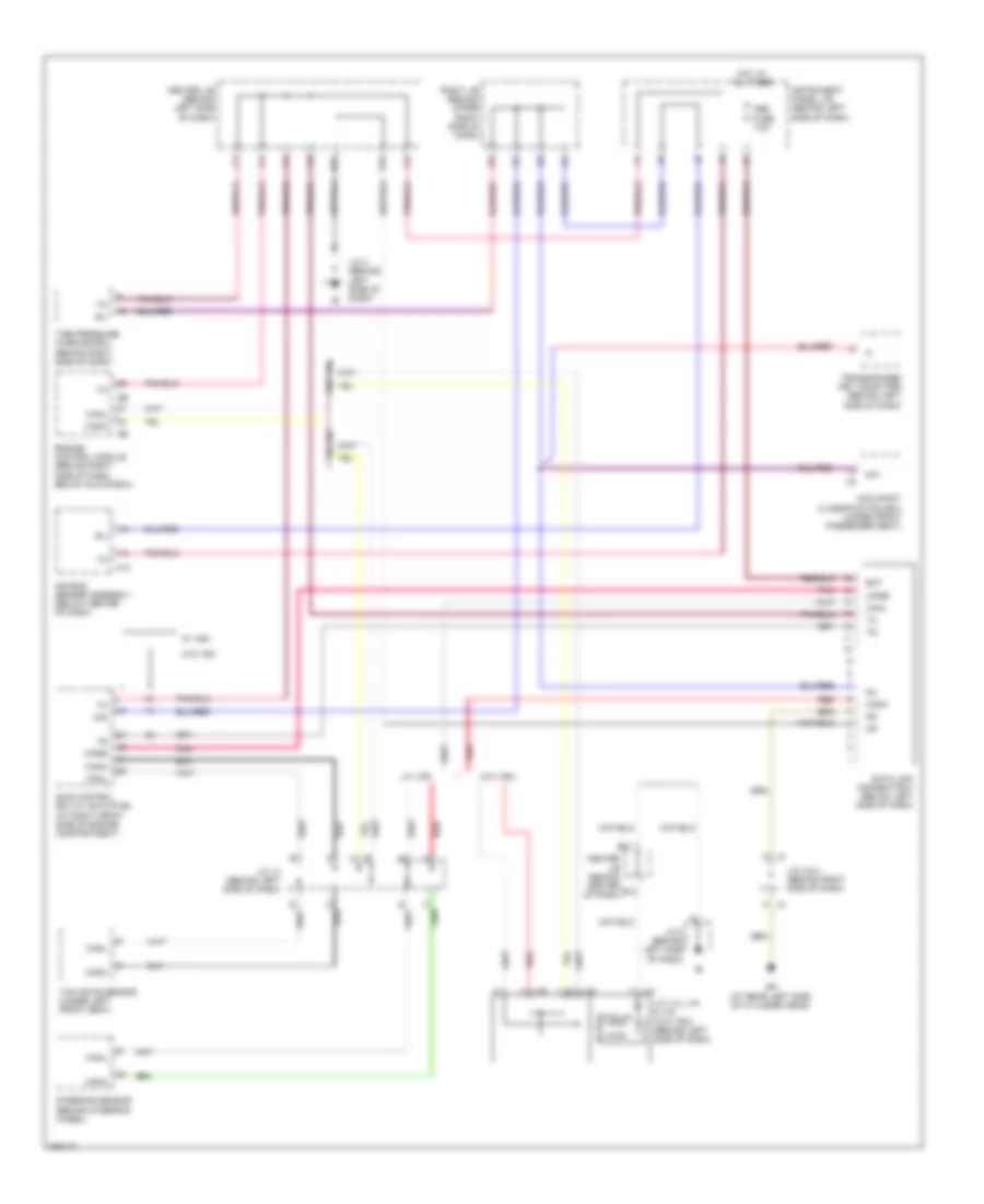 Computer Data Lines Wiring Diagram for Toyota Matrix XR 2008