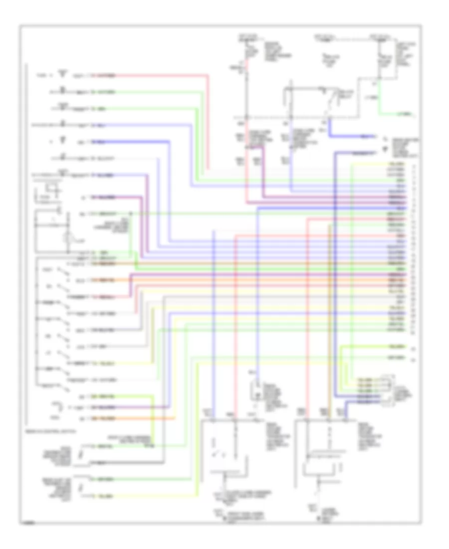 Automatic AC Wiring Diagram, Rear (1 of 2) for Toyota Land Cruiser 2000