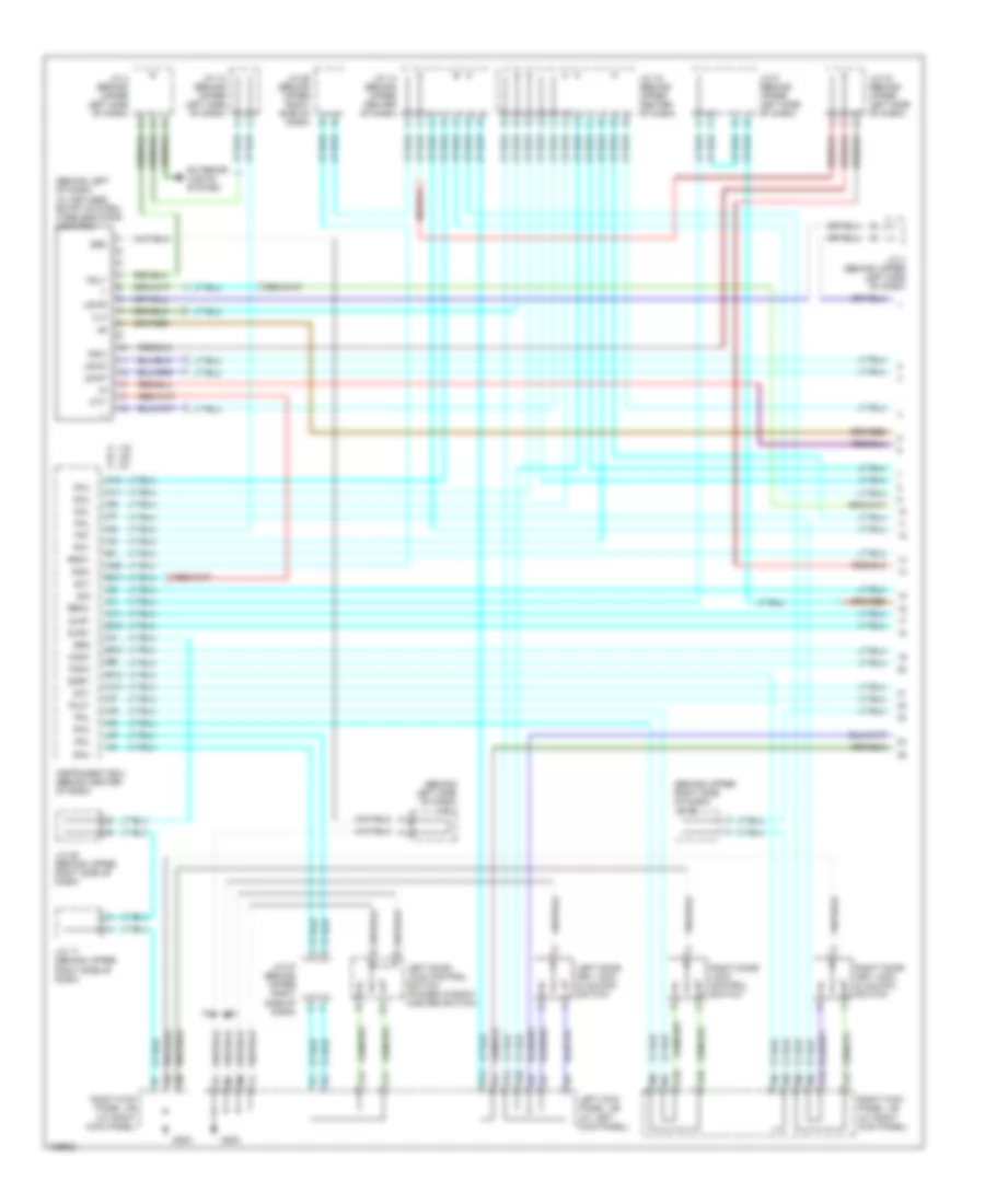 Forced Entry Wiring Diagram 1 of 3 for Toyota Land Cruiser 2000