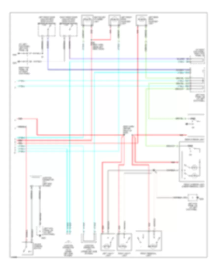 Courtesy Lamps Wiring Diagram 3 of 3 for Toyota Land Cruiser 2000