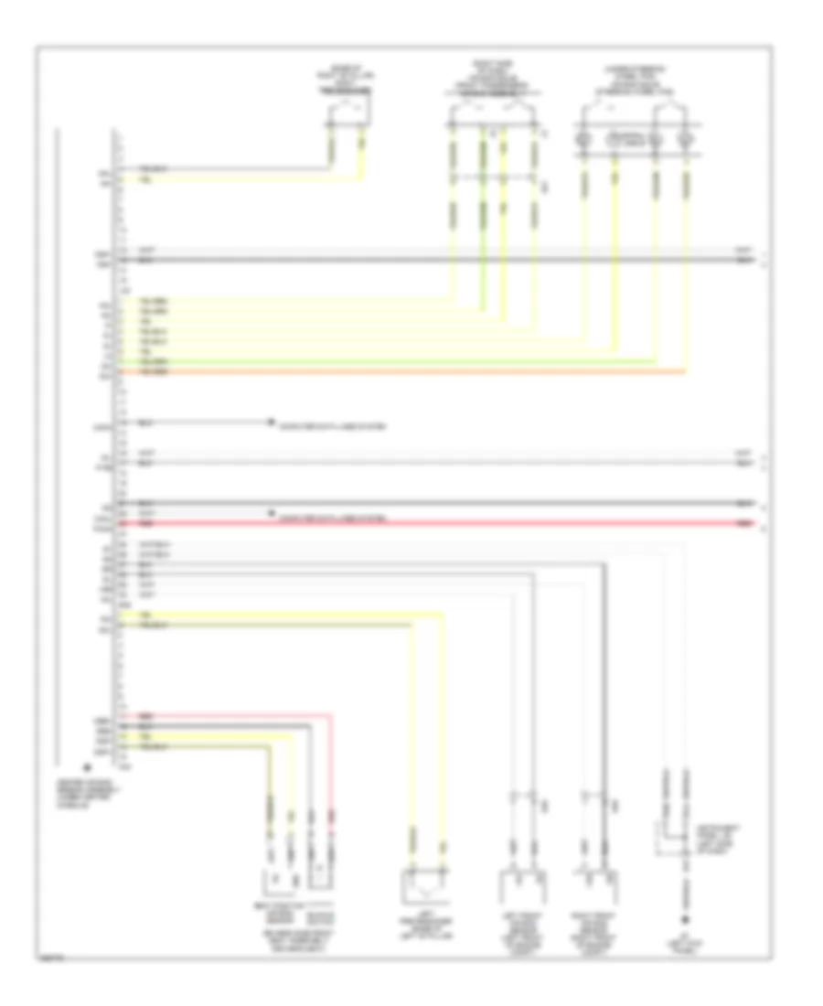 Supplemental Restraints Wiring Diagram Except EV without Side Airbag 1 of 2 for Toyota RAV4 Sport 2012