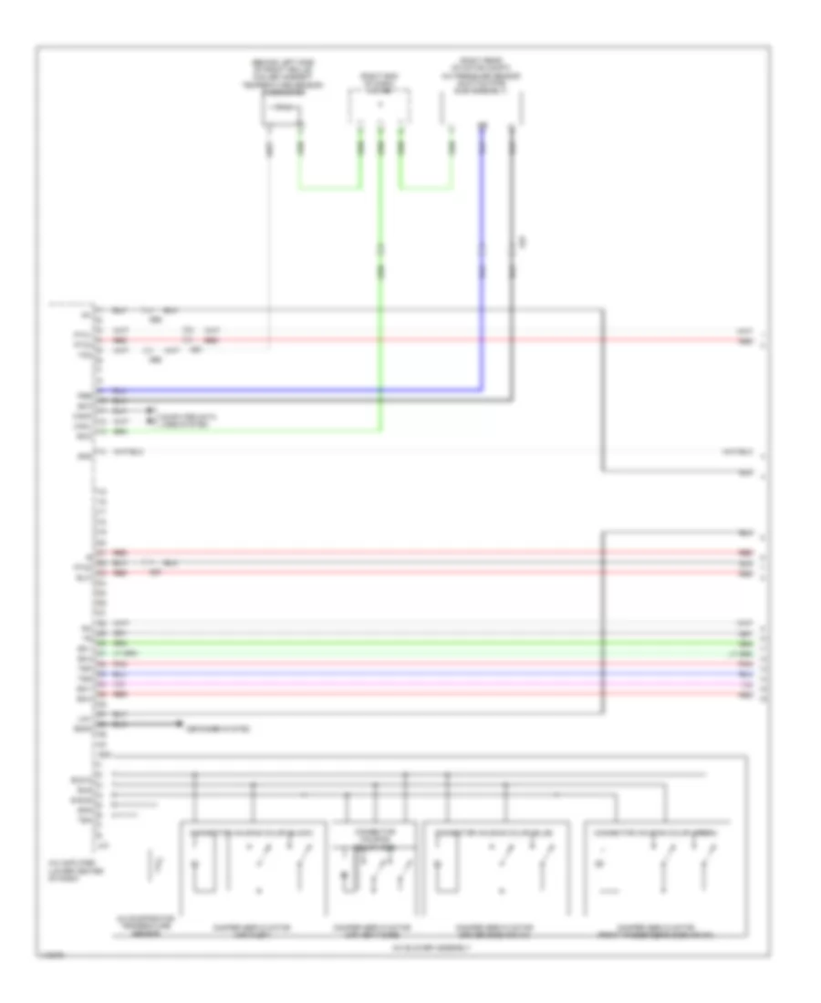 EV, Automatic AC Wiring Diagram (1 of 5) for Toyota RAV4 Sport 2012