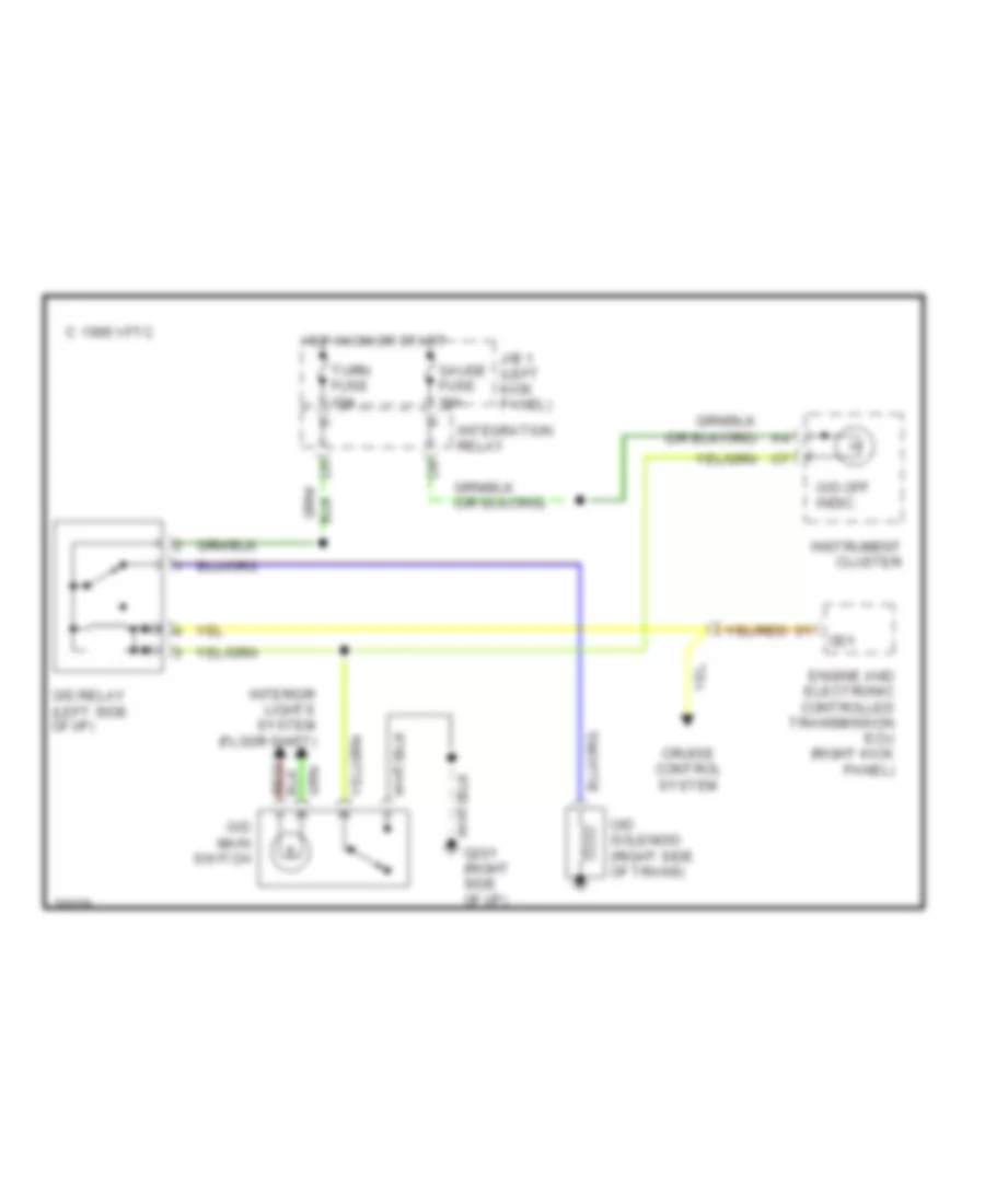 2 4L Transmission Wiring Diagram without Electronic A T for Toyota Pickup DX 1993