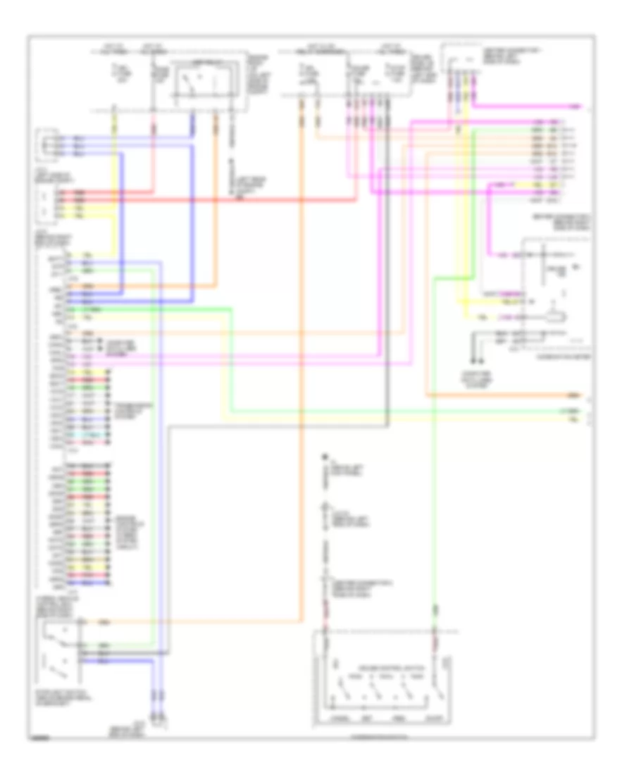 Cruise Control Wiring Diagram 1 of 2 for Toyota Prius Touring 2009