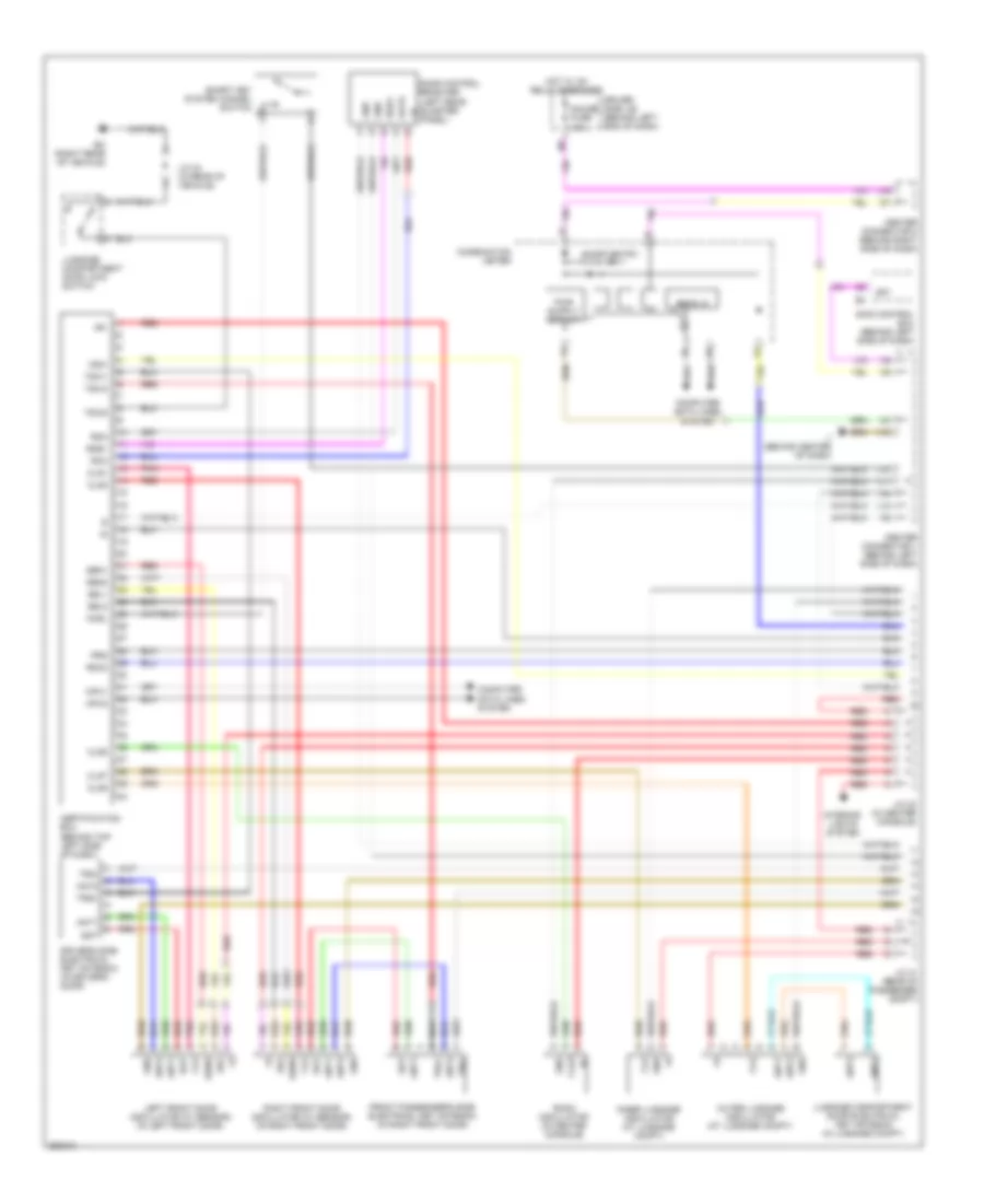 Power Door Locks Wiring Diagram with Smart Key System 1 of 4 for Toyota Prius Touring 2009