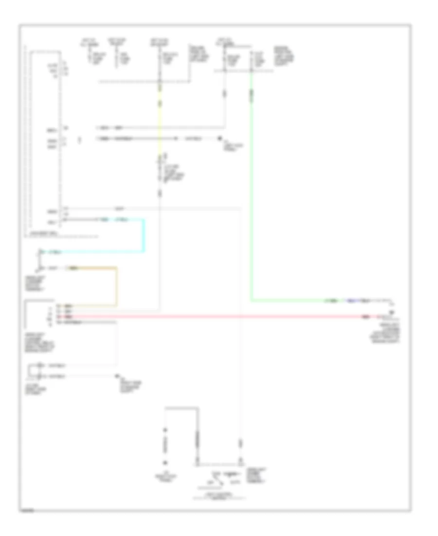 Headlamp Washer Wiring Diagram for Toyota Sequoia Limited 2010