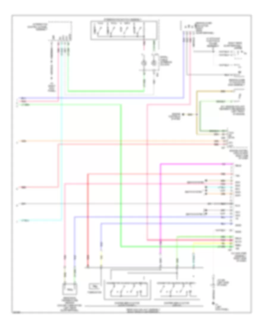 Automatic AC Wiring Diagram (3 of 3) for Toyota Sequoia Limited 2010
