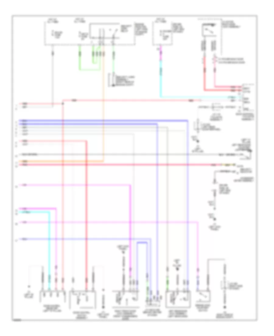 Forced Entry Wiring Diagram (2 of 2) for Toyota Sequoia Limited 2010