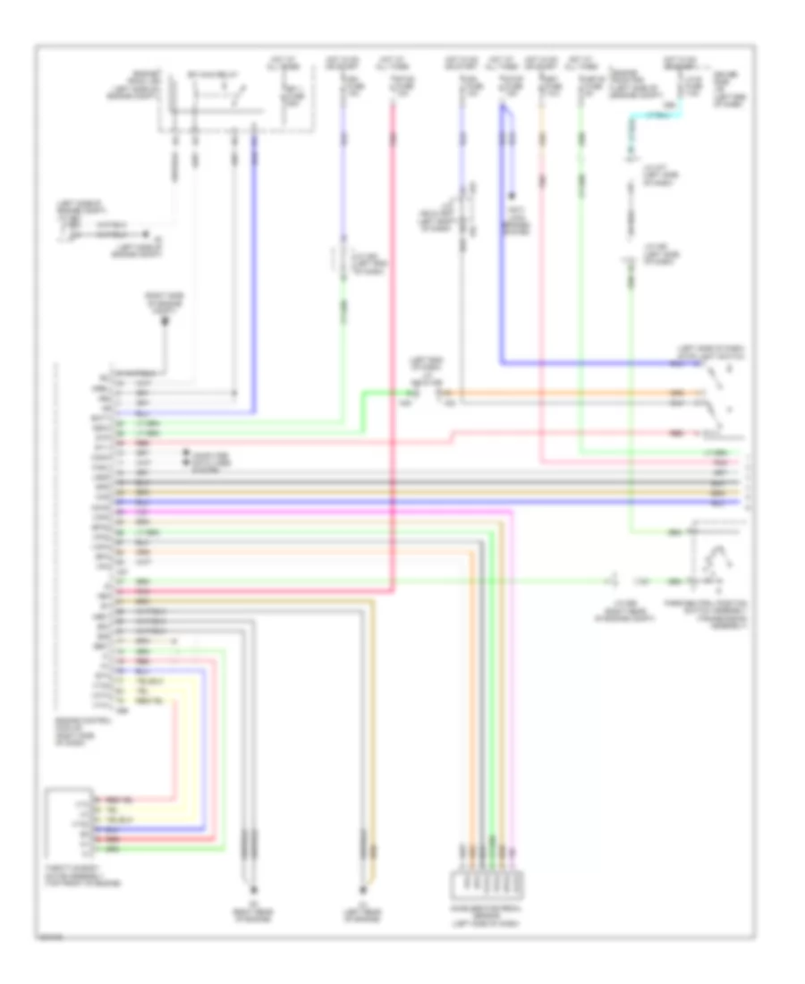 Dynamic Laser Cruise Control Wiring Diagram (1 of 2) for Toyota Sequoia Limited 2010