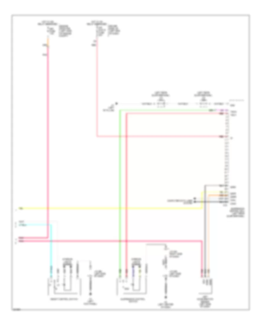 Electronic Suspension Wiring Diagram with Electronic Suspension 3 of 3 for Toyota Sequoia Limited 2010