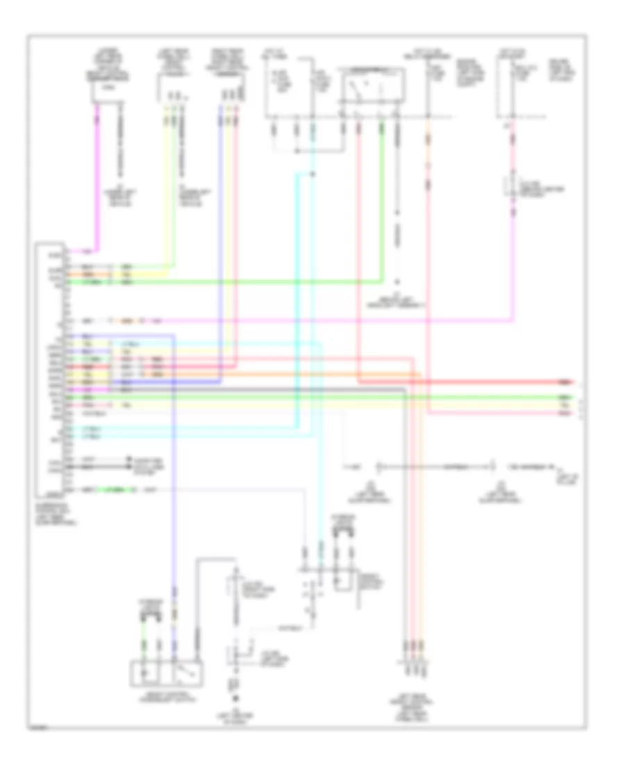 Electronic Suspension Wiring Diagram without Electronic Suspension 1 of 2 for Toyota Sequoia Limited 2010