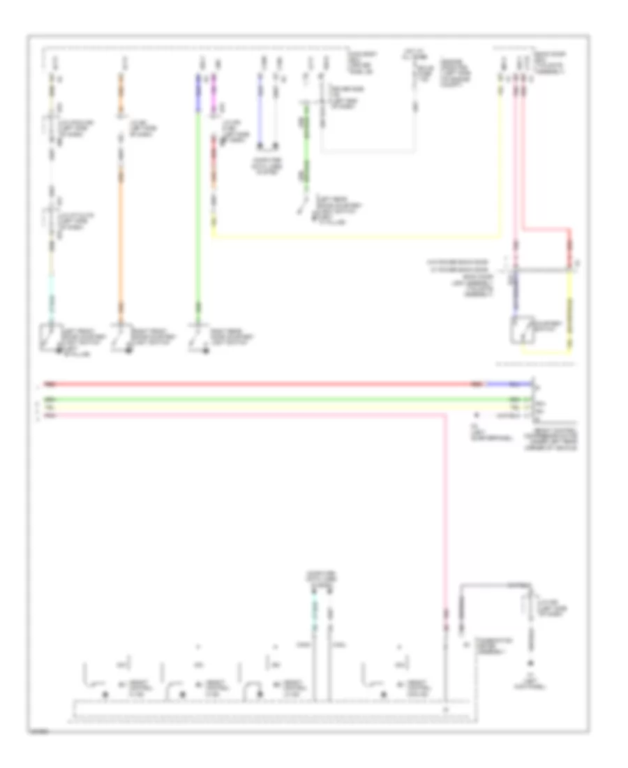 Electronic Suspension Wiring Diagram, without Electronic Suspension (2 of 2) for Toyota Sequoia Limited 2010