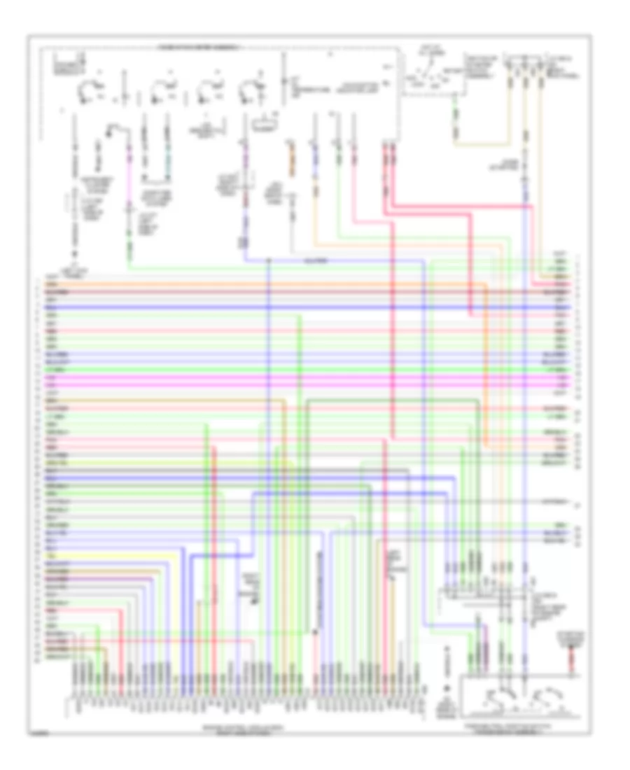 4.6L, Engine Performance Wiring Diagram (6 of 7) for Toyota Sequoia Limited 2010