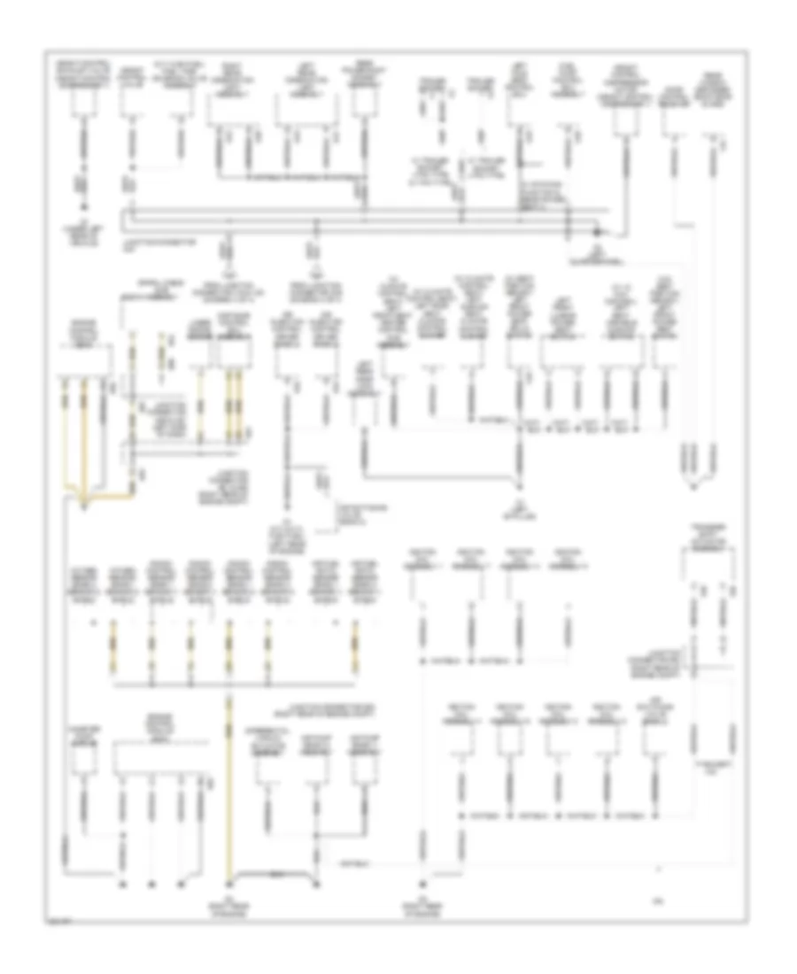 Ground Distribution Wiring Diagram 4 of 4 for Toyota Sequoia Limited 2010