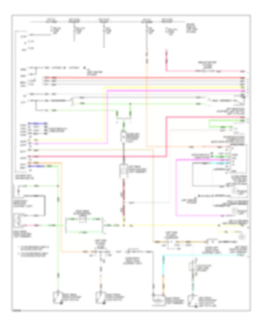 Courtesy Lamps Wiring Diagram 1 of 3 for Toyota Sequoia Limited 2010