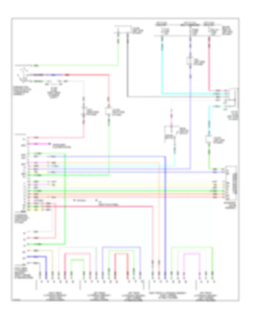 Parking Assistant Wiring Diagram for Toyota Sequoia Limited 2010