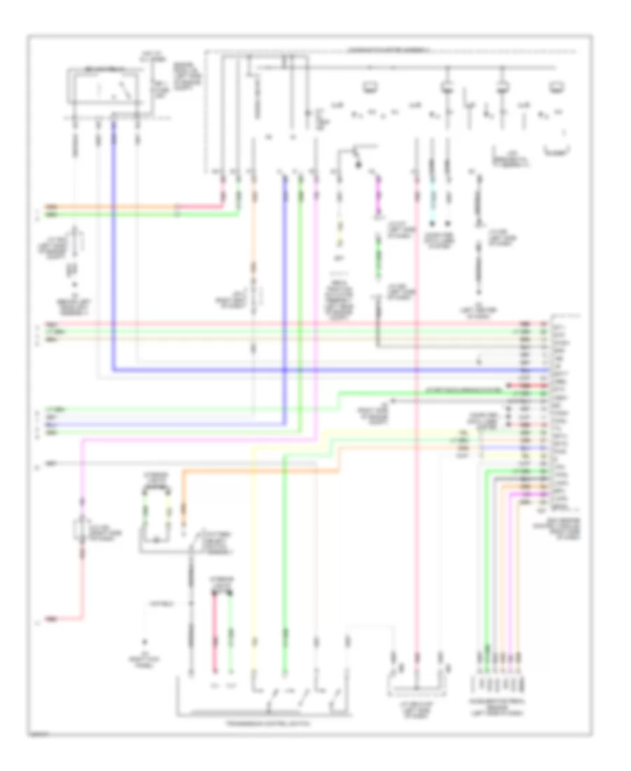 4.6L, AT Wiring Diagram (3 of 3) for Toyota Sequoia Limited 2010