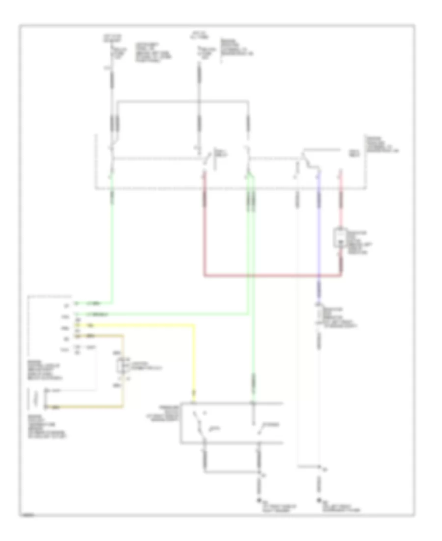 Cooling Fan Wiring Diagram for Toyota Corolla CE 2004