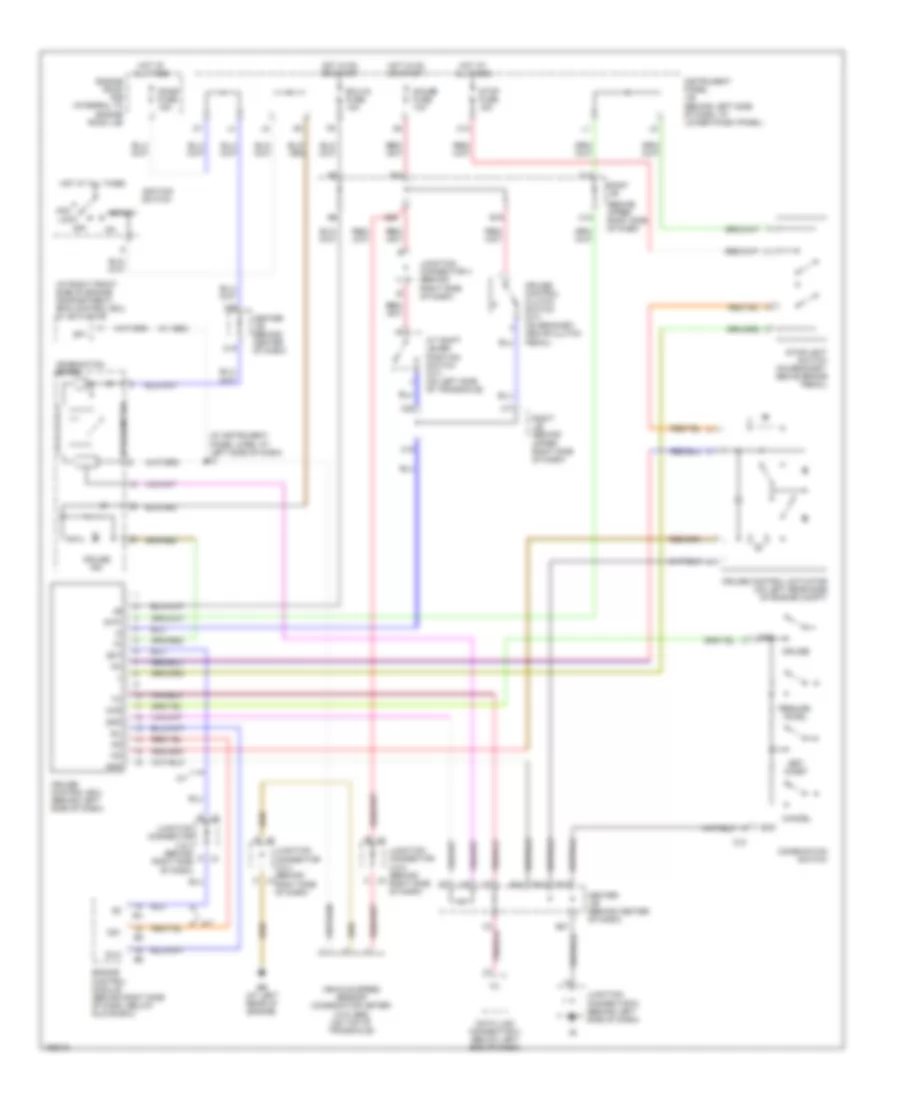 Cruise Control Wiring Diagram for Toyota Corolla CE 2004