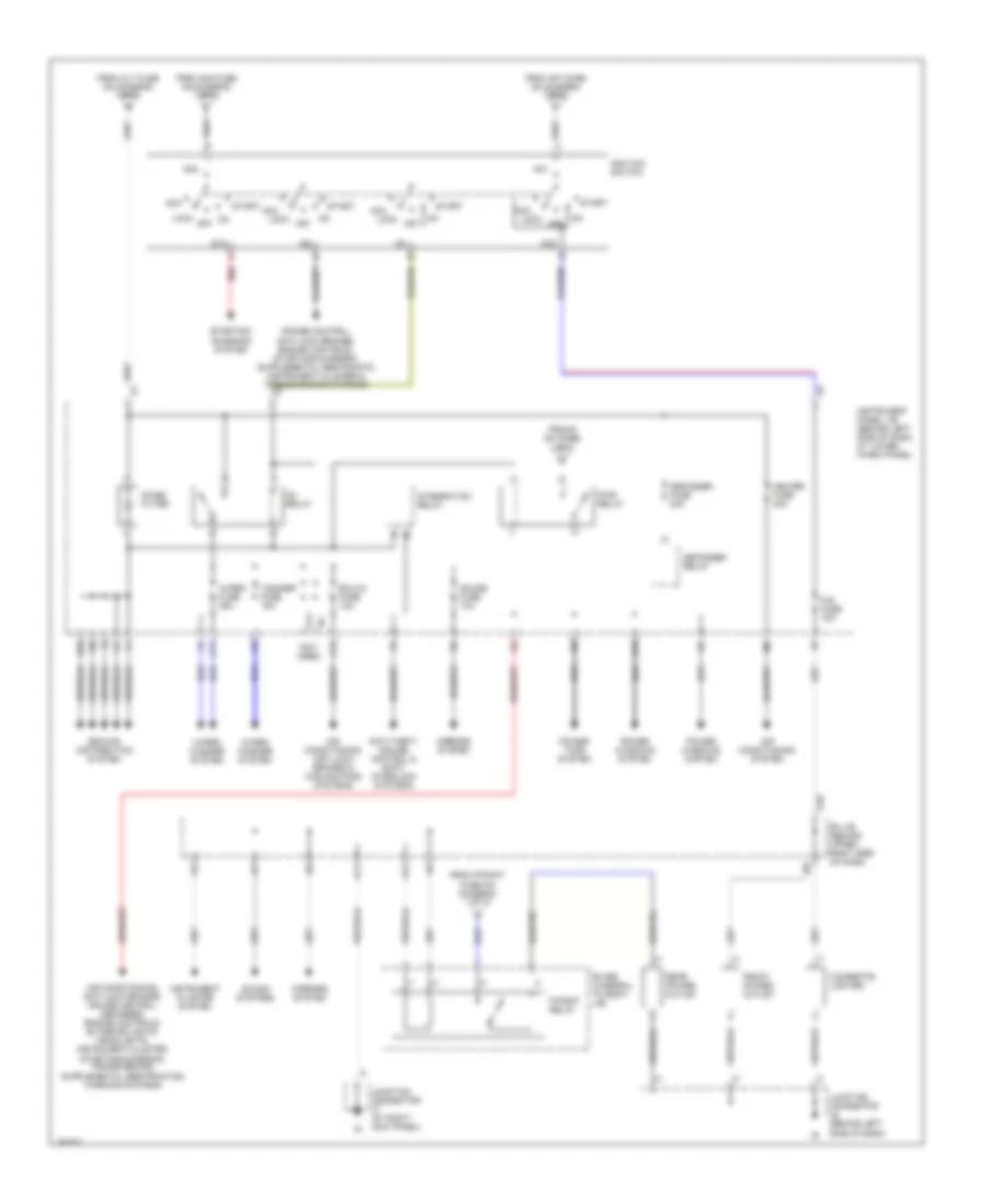 Power Distribution Wiring Diagram 2 of 2 for Toyota Corolla CE 2004