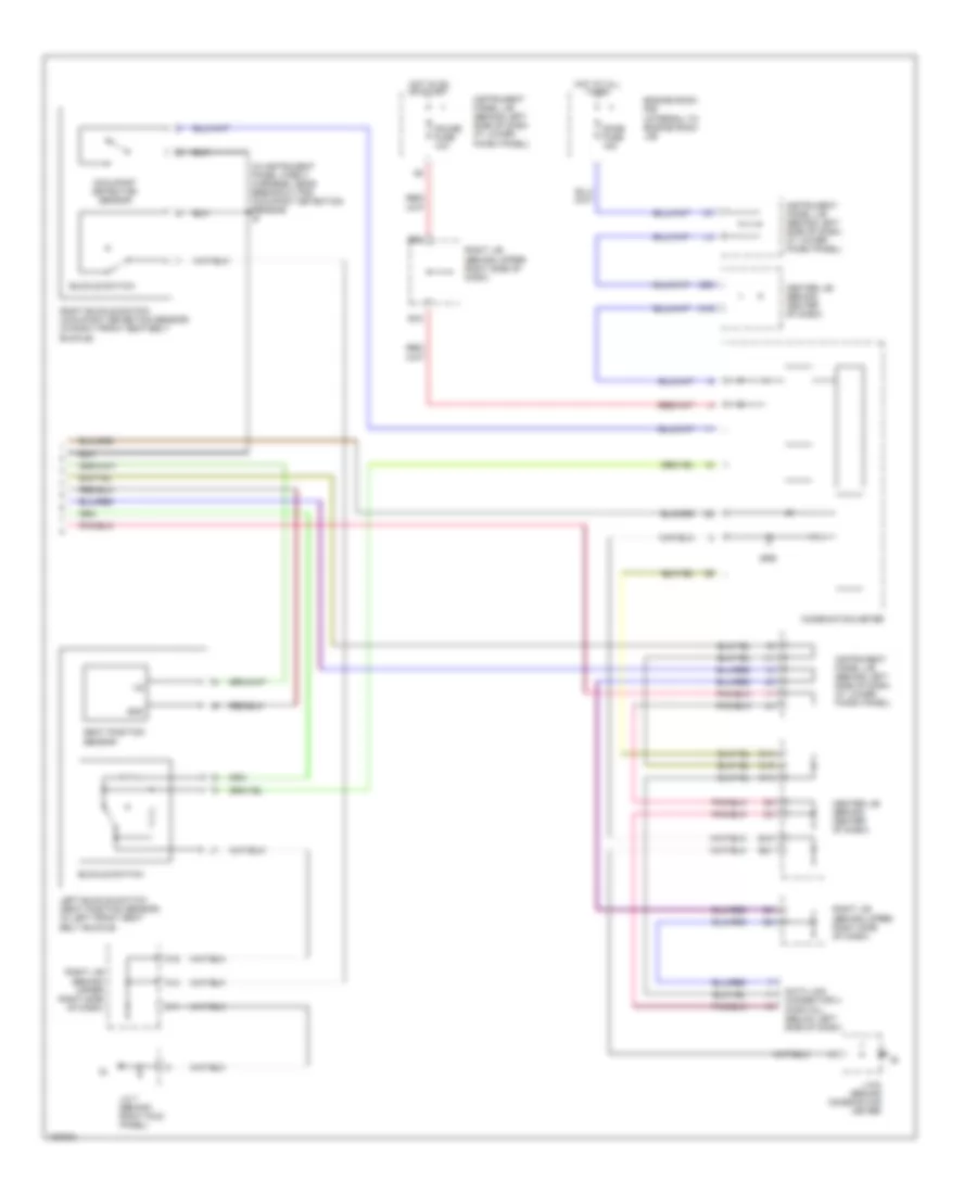 Supplemental Restraints Wiring Diagram 2 of 2 for Toyota Corolla CE 2004