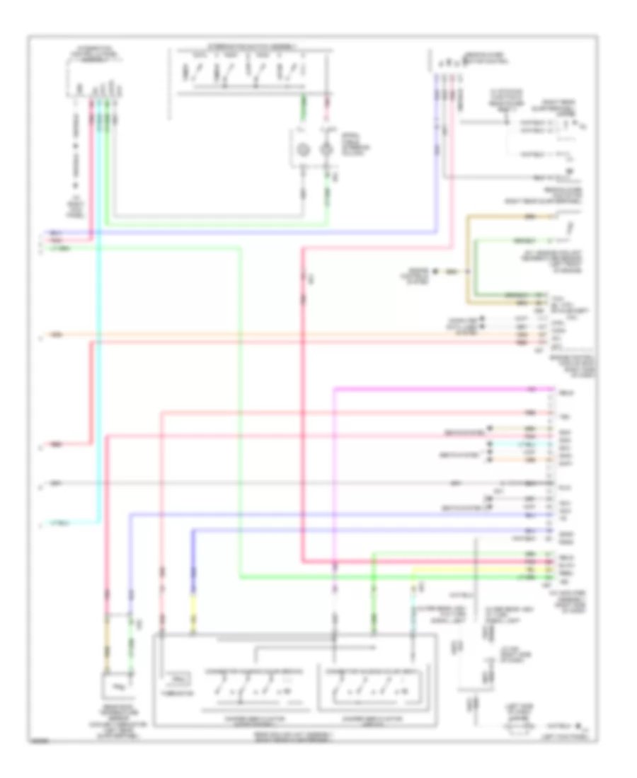 Automatic AC Wiring Diagram (3 of 3) for Toyota Sequoia Limited 2012
