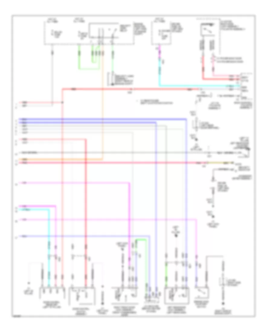 Forced Entry Wiring Diagram 2 of 2 for Toyota Sequoia Limited 2012