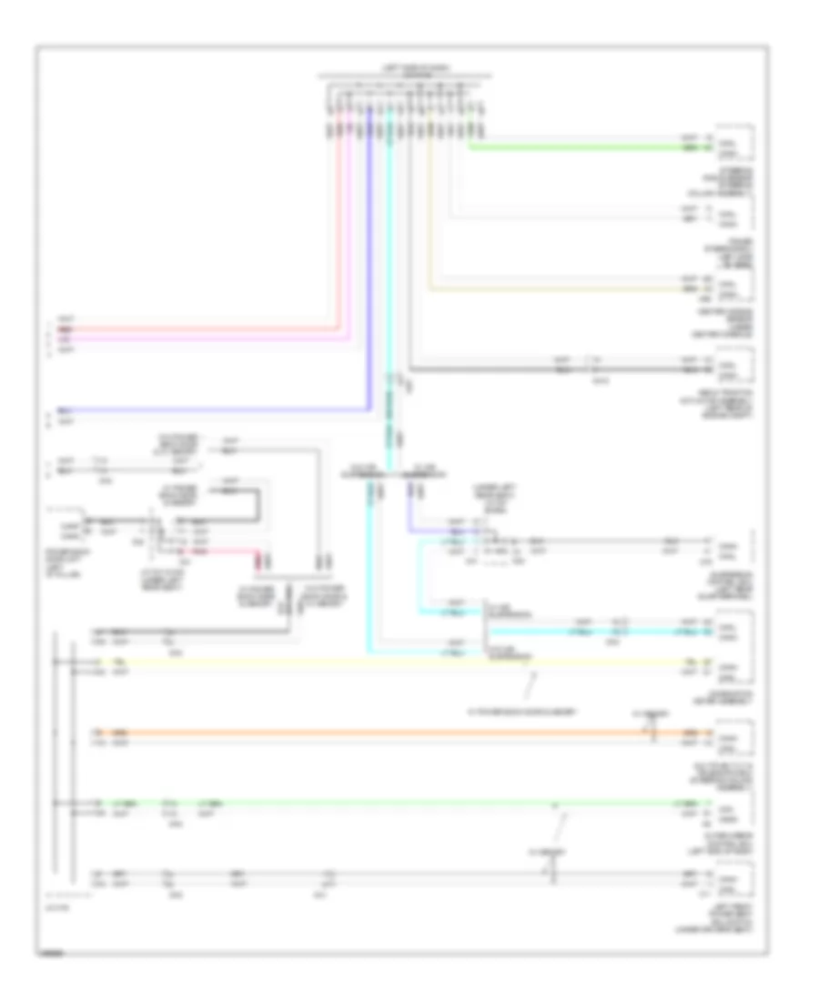 Body ECU Wiring Diagram 3 of 3 for Toyota Sequoia Limited 2012