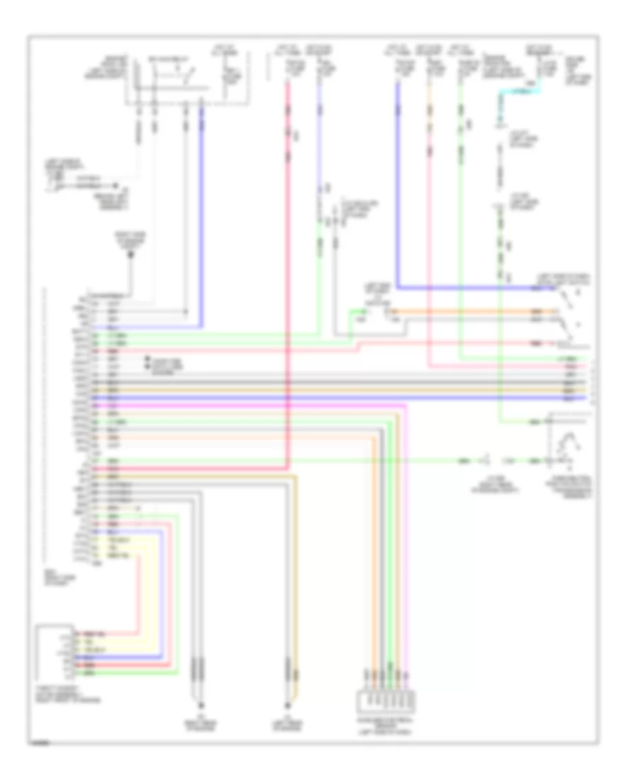 Dynamic Laser Cruise Control Wiring Diagram 1 of 2 for Toyota Sequoia Limited 2012