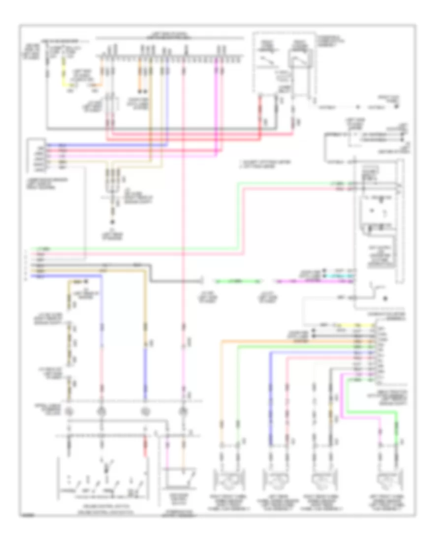 Dynamic Laser Cruise Control Wiring Diagram 2 of 2 for Toyota Sequoia Limited 2012