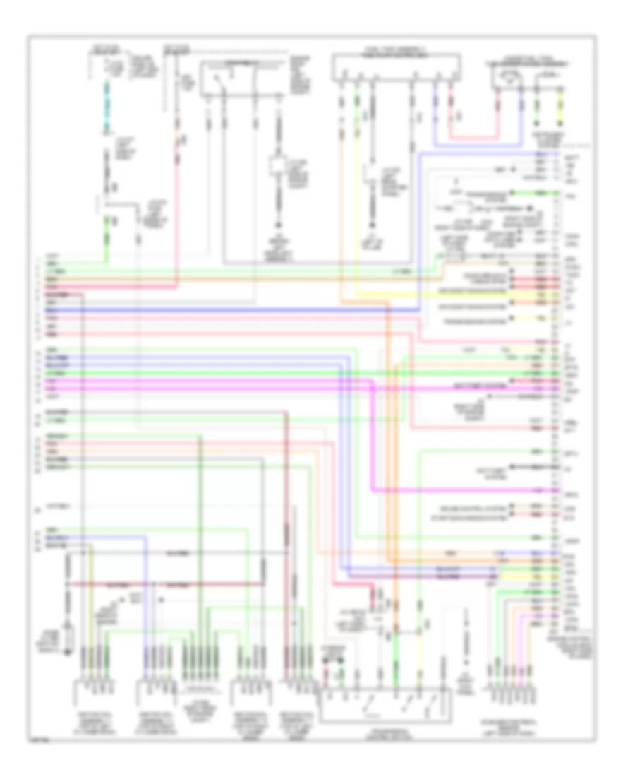 4.6L, Engine Performance Wiring Diagram (7 of 7) for Toyota Sequoia Limited 2012