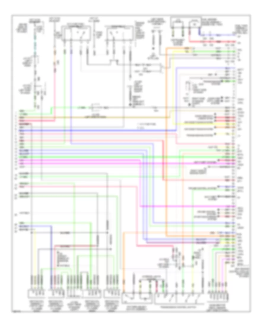 5.7L, Engine Performance Wiring Diagram (7 of 7) for Toyota Sequoia Limited 2012