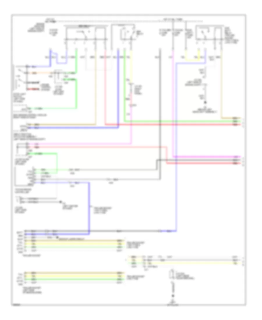 Trailer Tow Wiring Diagram (1 of 2) for Toyota Sequoia Limited 2012