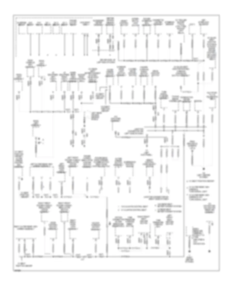 Ground Distribution Wiring Diagram 2 of 4 for Toyota Sequoia Limited 2012