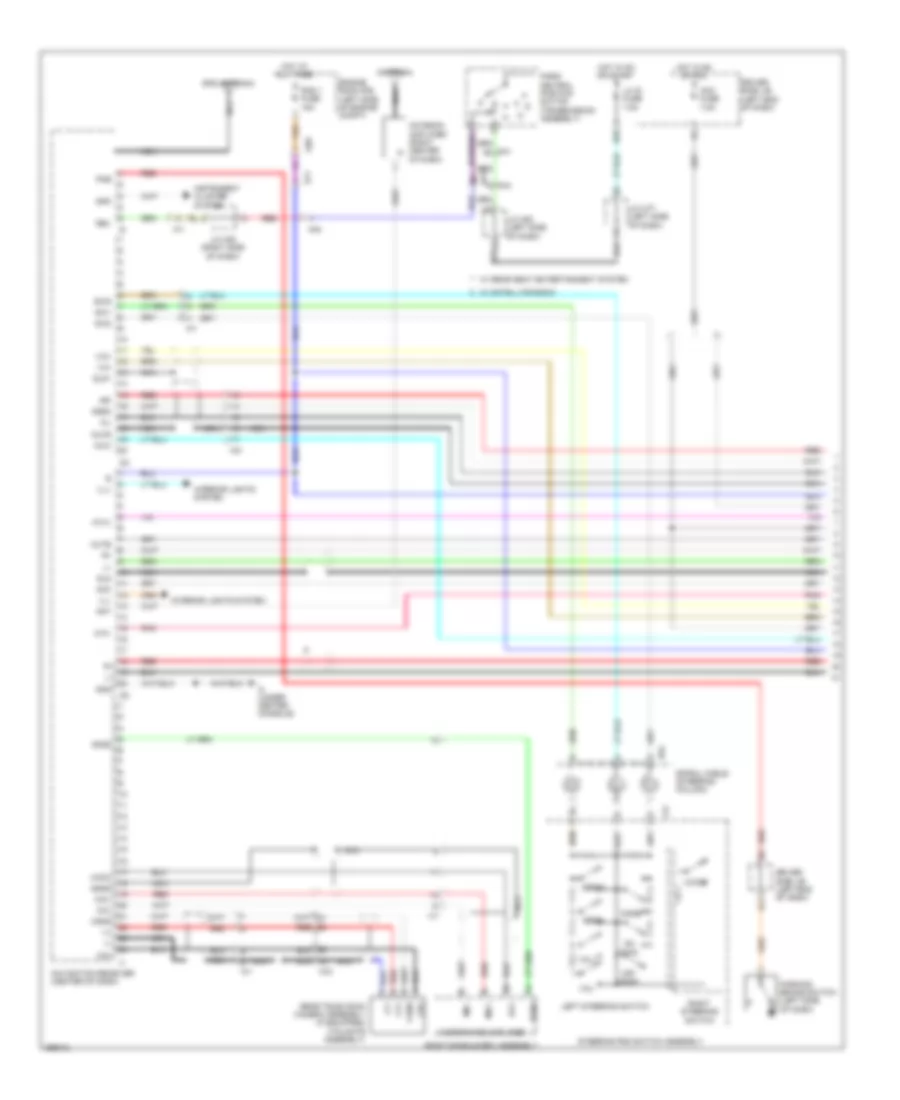 Navigation Wiring Diagram with Separate Amplifier 1 of 4 for Toyota Sequoia Limited 2012