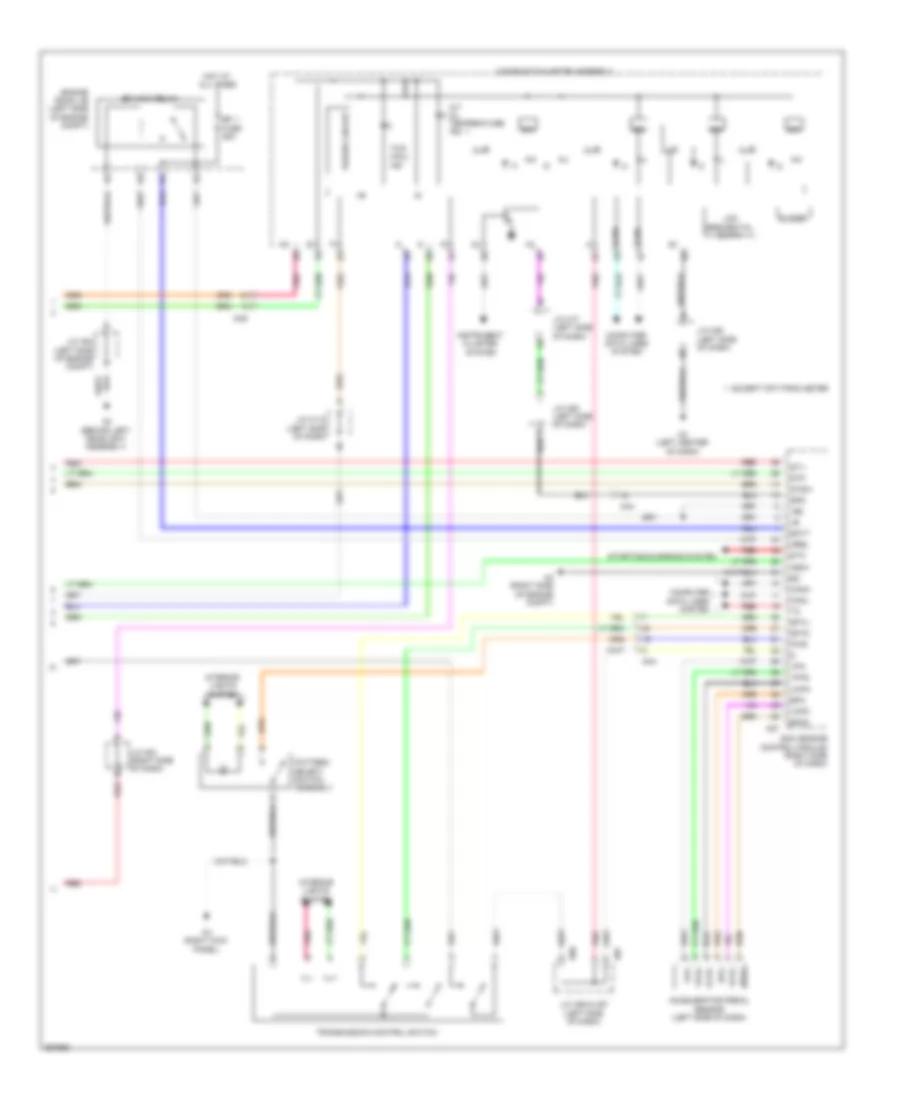 4.6L, AT Wiring Diagram (3 of 3) for Toyota Sequoia Limited 2012